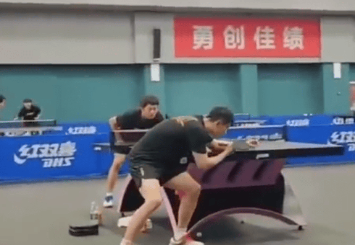 法国乒乓球队轻取瑞典乒乓球队，马龙统治全场